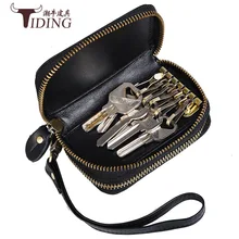 Кошелек для ключей, сумки для мужчин и женщин, натуральная кожа, дневной клатч, маленькие зажимы для денег бумажники, сумка