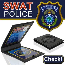 Kids Role Occupations Playing Toys Police ID Cards Ornaments Toy Portable Relieve Boredom Toys
