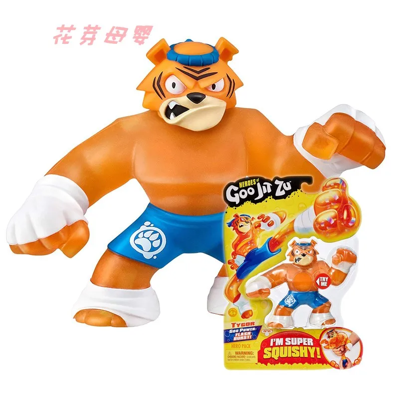 GOO Jit Zu Copy Software Vs Soft Shark Lion Wolf Toys Slimy Stress Relief Squeeze Hobbies Dolls Accessories