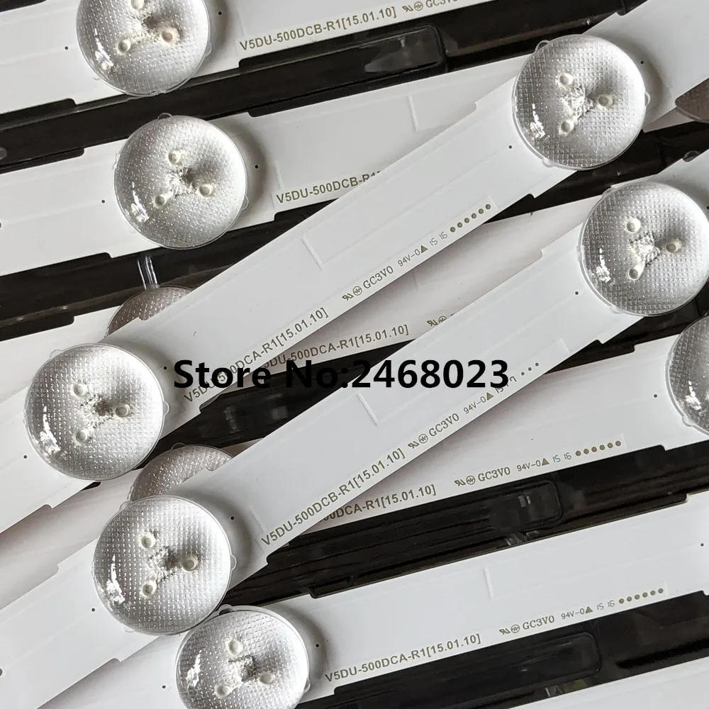 Новинка 3 набора = 36 шт. светодиодных лент для подсветки Samsung UE50JU6400 UN50JU6500 V5DU 500DCB R1