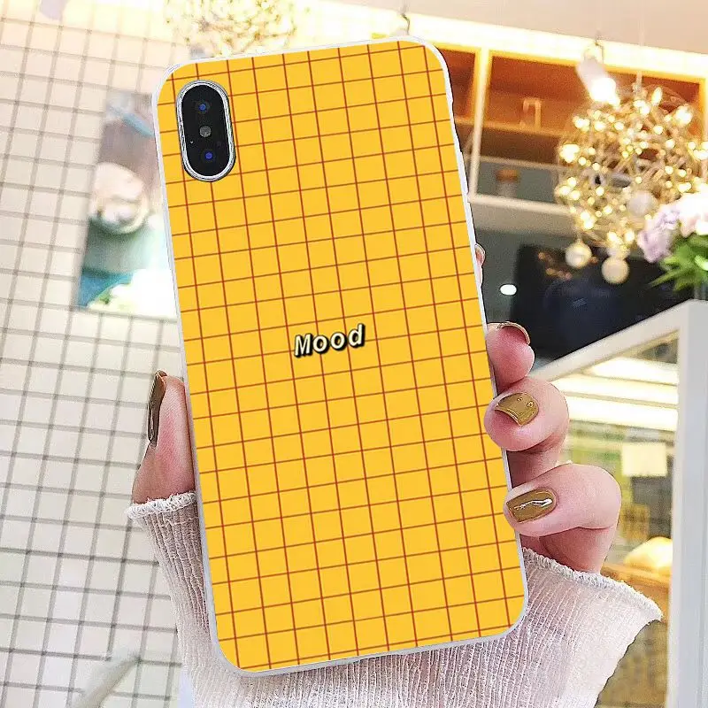 Black white Yellow Grid 
