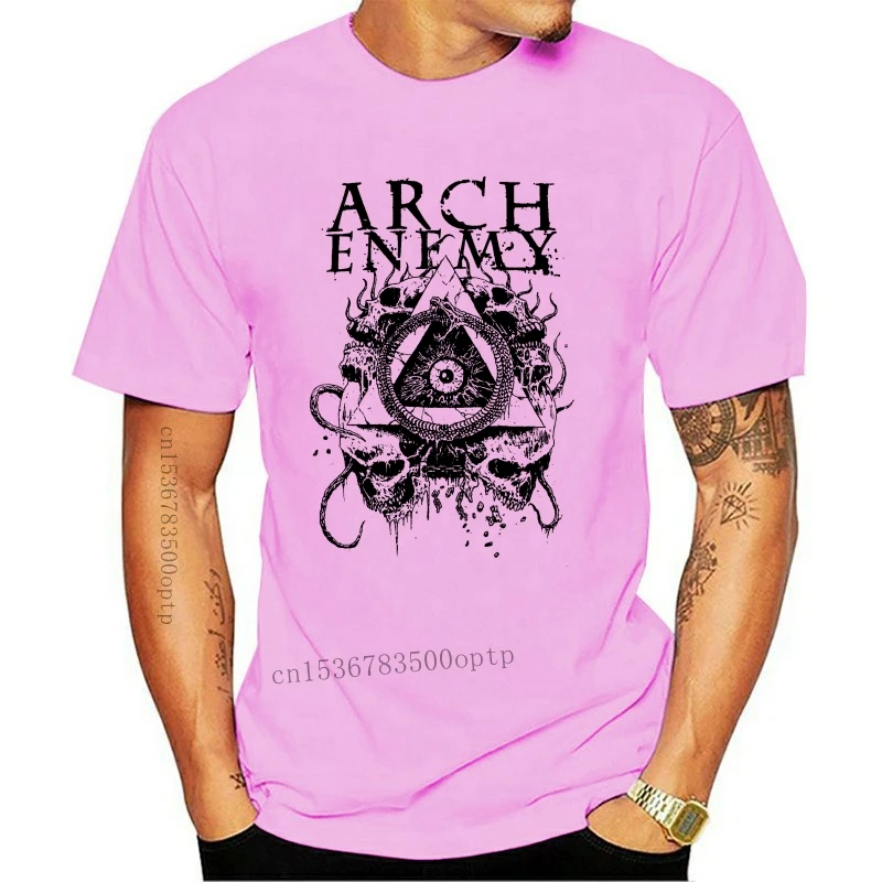 New Arch Enemy Pyramid Gray Shirt S M L Xl T-Shirt Metal Tshirt Authentic Streetwear Casual Tee |