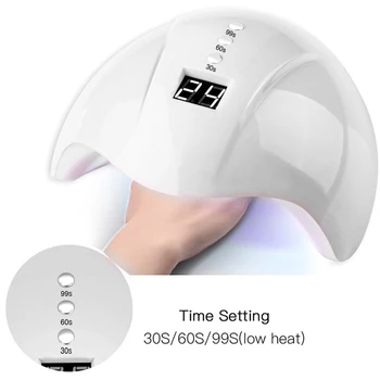 

Dual Light Source Nail Extension Set Quick Building Poly UV Gel Set With Slip Solution Nail Dryer French Manicure Kit Tool