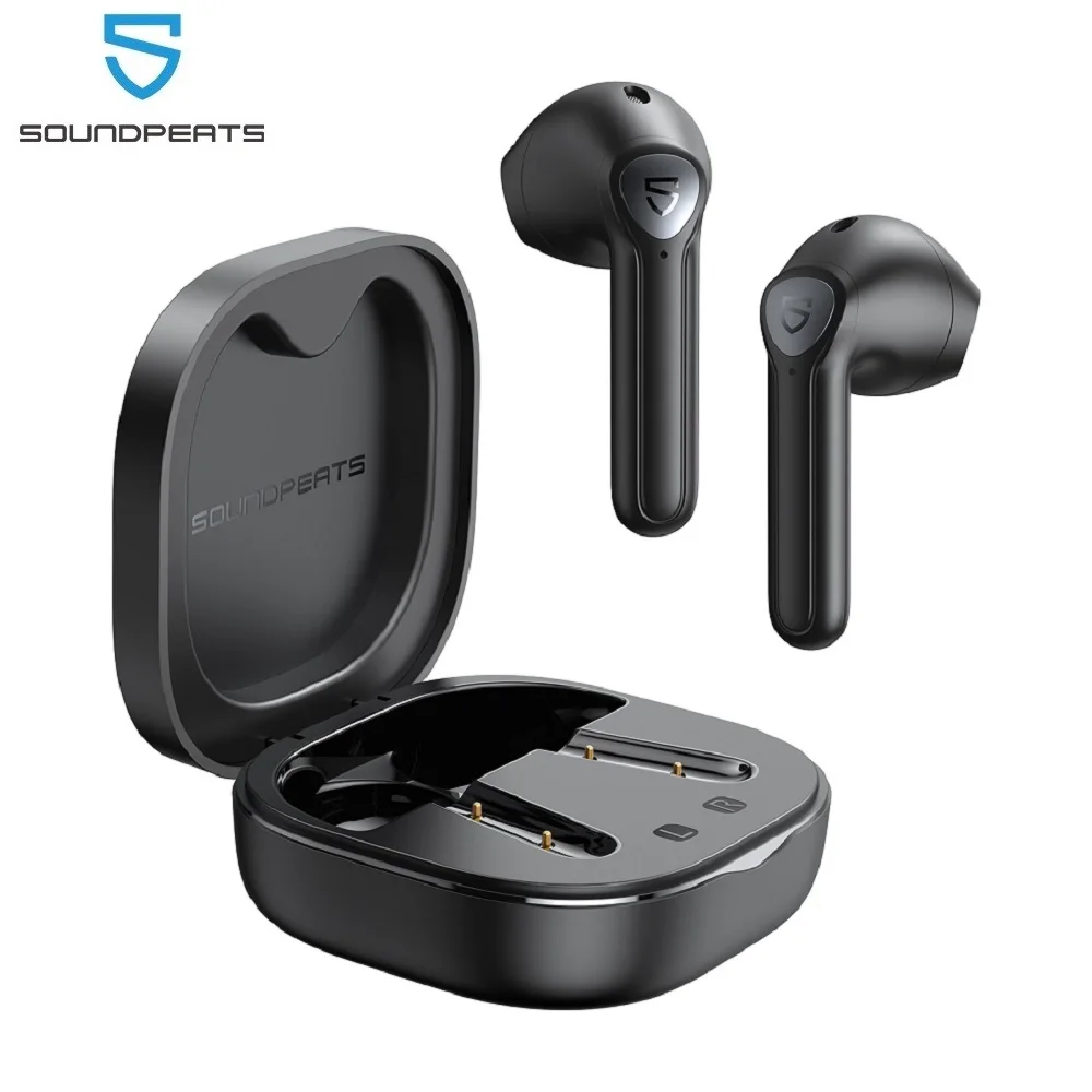  Беспроводные наушники SOUNDPEATS TrueAir2, Bluetooth V5.2 гарнитура QCC3040 aptX 4 микрофон CVC, шумоподавление, TWS + беспроводные наушники 