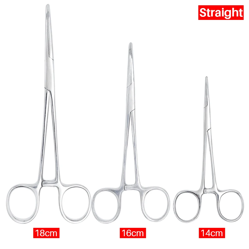Animal Cage Clamp Orthopedics Instruments 1 Pc Stainless Steel Hemostatic Clamp Forceps Surgical Forceps Surgical Tool Kit Locking Clamps Fishing Pliers Hv3N