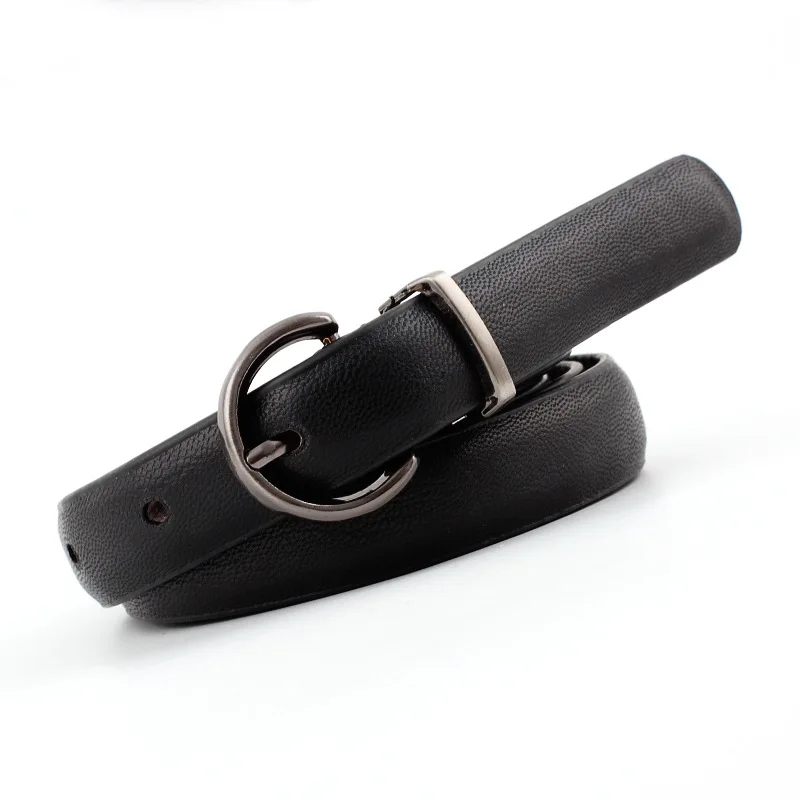 

Solid Colorful Fashion Belts for Women Dress with Metal Buckle Leather Clothes Lady Faux Leather Female High Quality Accessories