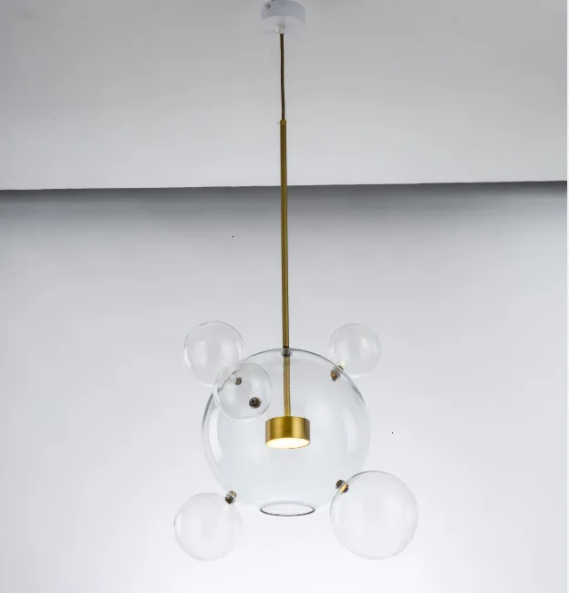 

Hand Blown Glass Balls Creative Soap Bubbles Design Pendant Lamp Hanging Lamp lamparas de techo colgante