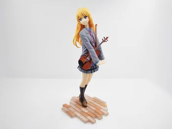 

20cm Japanese anime Your Lie in April Miyazono Kaori PVC Action Figure toys anime Miyazono Kaori Collectible model toy kid gift