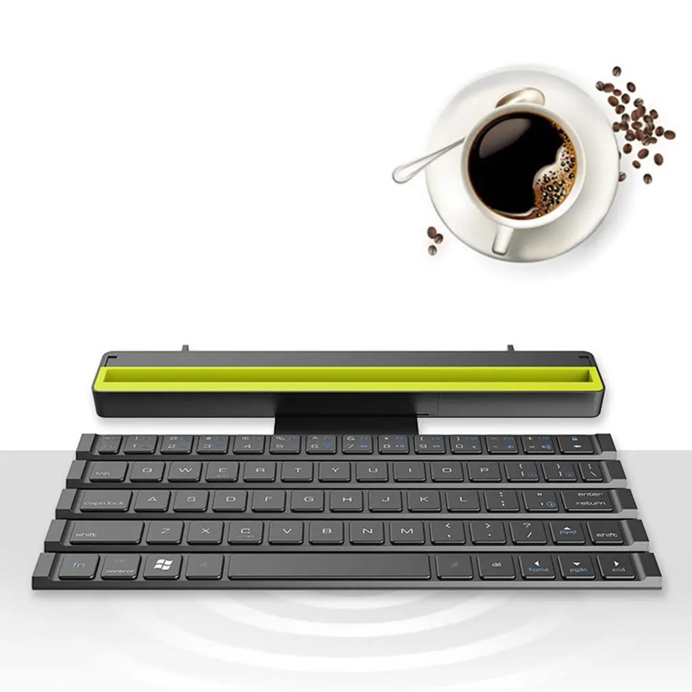 

Wireless Multi-Function Keyboard Scroll Folding Multi-Device Connection Universal Mobile Tablet Portable Keyboard