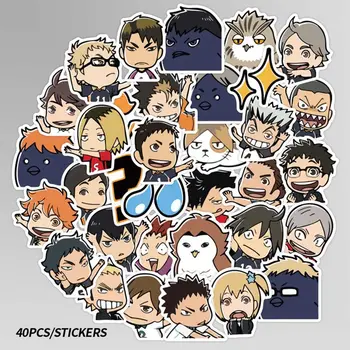 

40PCS/Set Manga Haikyuu!! Graffiti Stickers Hinata Shoyo PVC Stickers Japan Anime Collection Stickers