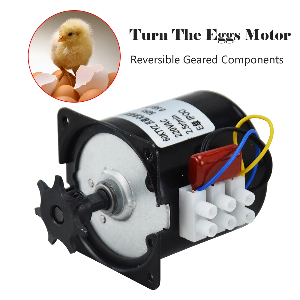 Chicken Egg Incubator Used Egg Turner Motor Incubator Spare Parts For 60KTYZ s Hot !!