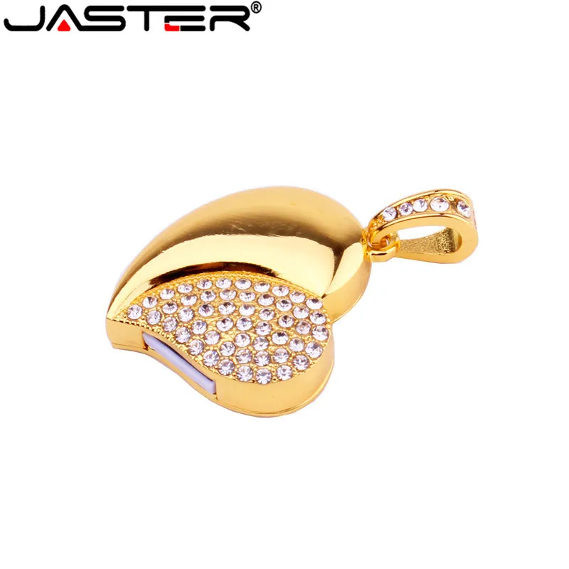 Jaster Pendrive de Cristal com Corrente Usb 4gb 16gb 32gb 64gb - Imagem 3