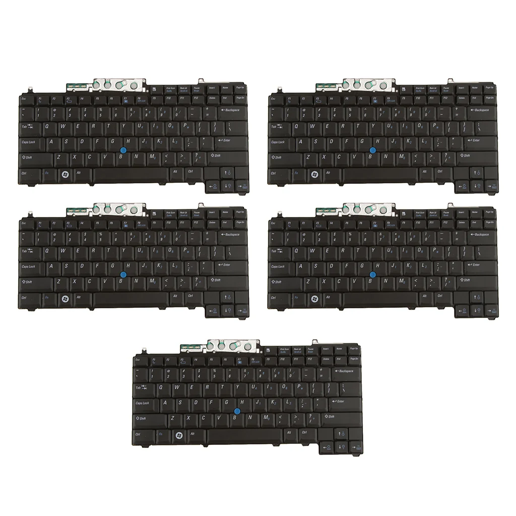 5Piece Laptop Keyboard US Layout For Dell Latitude D630 D830 Precision DR160 0DR160