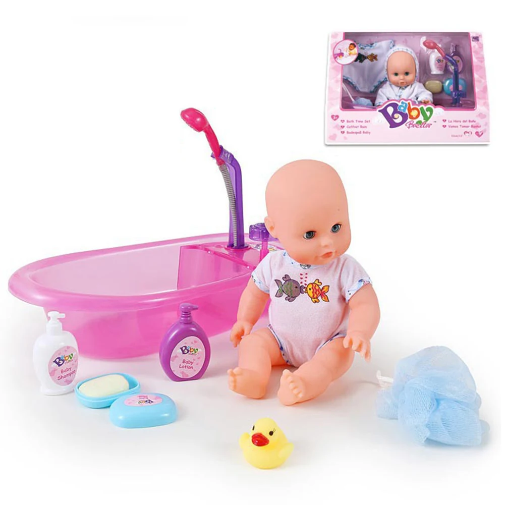 SEWACC 360 Pçs Brinquedos De Bebê De Plástico Brinquedos De Banheira Boneca  De Banho Boneca De Bebê De Plástico Mini Chá De Bebê De Plástico Brinquedos  De Jogo Brinquedos De Forma De