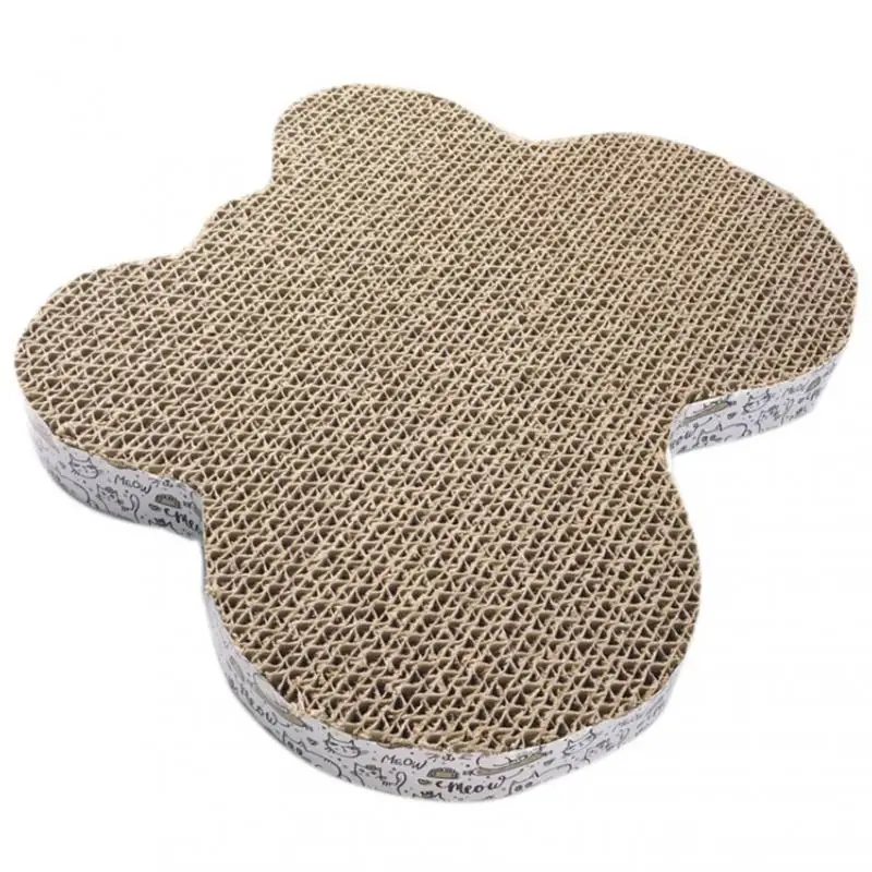 2021 Pet Toys Cat Scratch Pad Cat Corrugated Pad Scratching Posts Kitten Corrugated Paper Pad Cats Grinding Nail Scraper Pet Toy