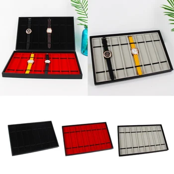

Necklace Watch Display Stand Showcase Holders Shop Jewelry Tray Accs 8-Grid