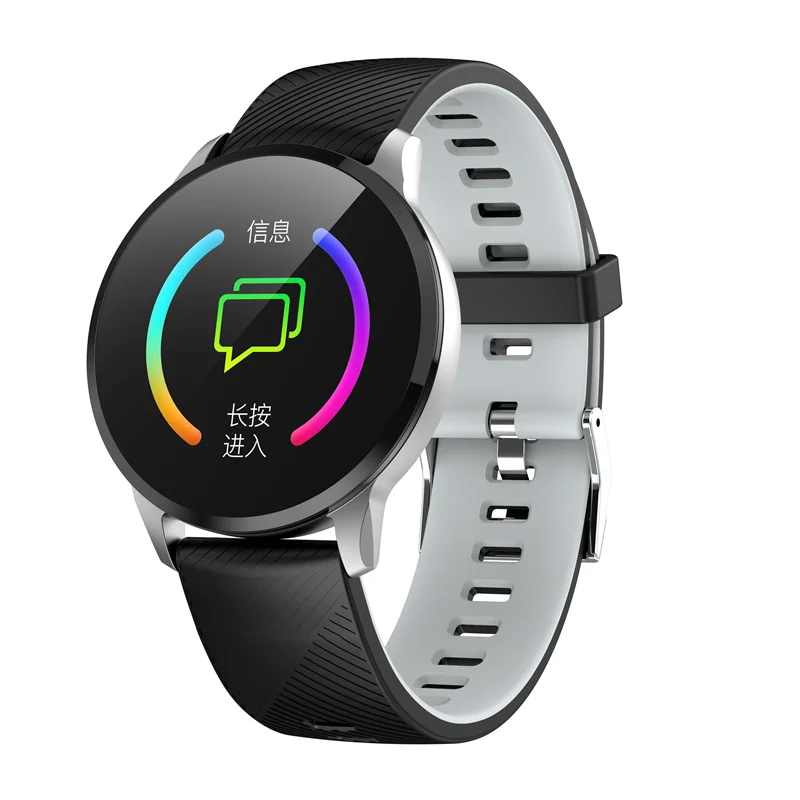 Y16 smart watch Водонепроницаемый Фитнес-трекер часы монитор сердечного ритма приборы для измерения кровяного давления, спортивные Смарт-часы фитнес-браслет для женщин - Цвет: Серый
