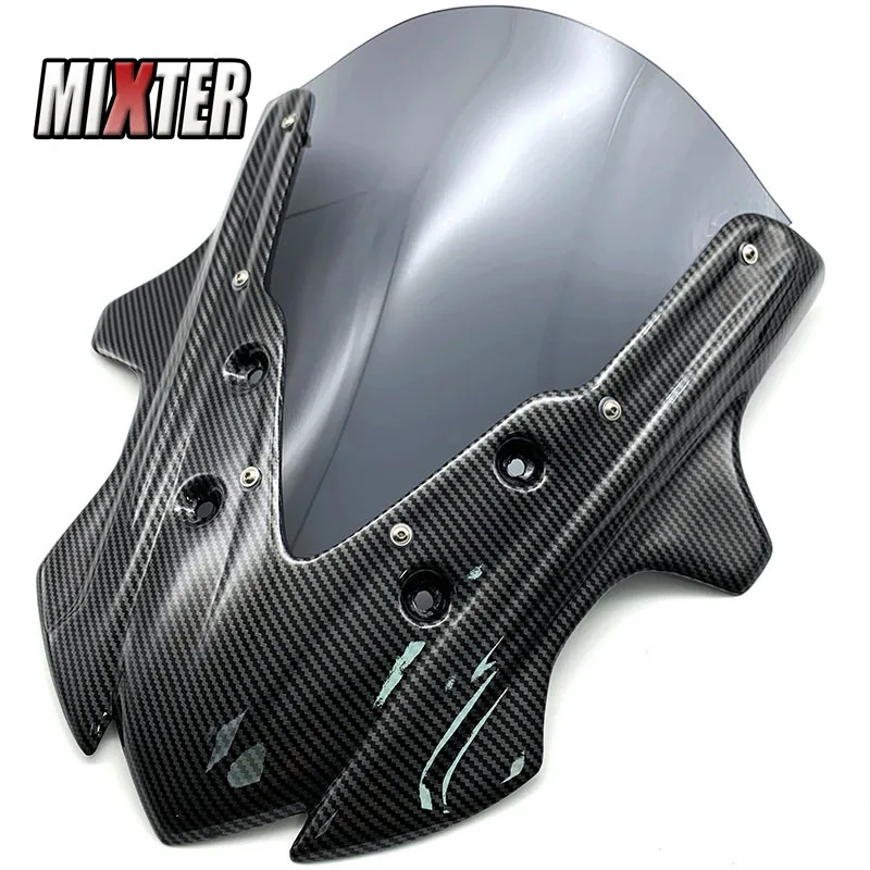 Мотоцикл выхлопной трубы из углеродного волокна для HONDA CBR650F CBR-650F CBR 650F лобового стекла автомобиля дефлектор ветрового стекла Viser козырек