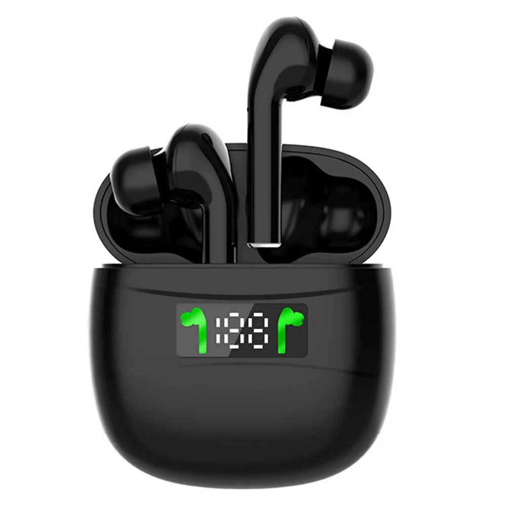 TWS Bluetooth 5 2 наушники беспроводные бас стерео светодиодный дисплей зарядный чехол