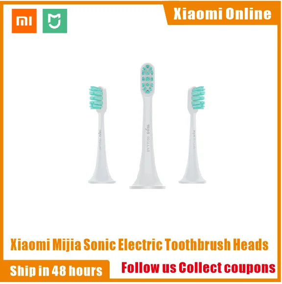 Xiaomi-Cabezales de cepillo de dientes eléctrico inteligente Mijia DuPont, cabezal Mini Mi Clean Sonic, higiene oral, nuevas existencias, 3 unidades