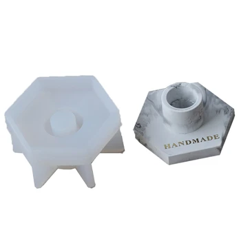 

Candlestick Epoxy Resin Molds Silicone Mold Concrete Candlestick Handmade Cement Ashtray Mould Craft Candle Holder Tools