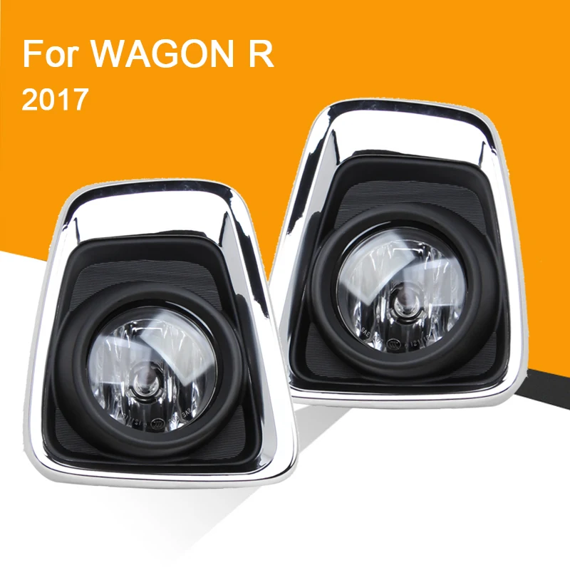 Car Fog Lamp Assembly with Fog Light and Wire Relay Switch for Suzuki Wagon R 2017 Front Bumper