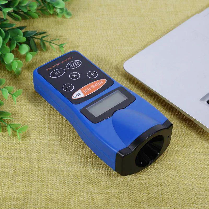 Multifunctional Ultrasonic Distance Measurer 0.5-18 meters Infrared Laser Range Finder LCD Display Digital Rangefinder