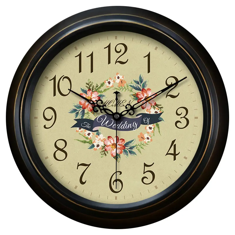 

American Wall Clock Vintage Living Room Large Clocks Wall Home Decor Creative Bedroom Silent Hanging Watch Reloj Gift Idea FZ158