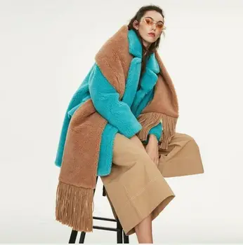 

Luxury Women Wool Blend Fluffy Long Extra Large Scarf HOT Keep Warm All-match