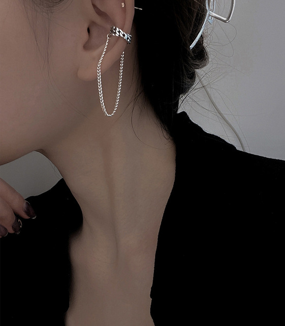 Punk Gold Metal Ear Cuff Ear Clip for Women No Pierced C Shape Geometric Small Ear Cuff Ear Wrap Ear Cuff Clips Jewelry