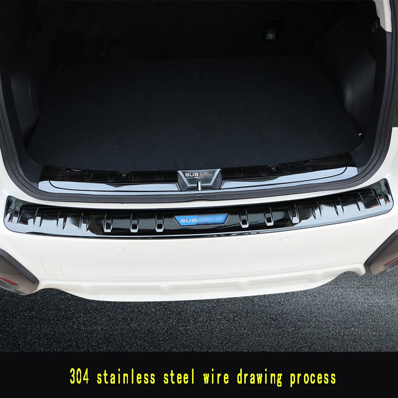 Подходит для 18-19 для subaru XV задняя защитная накладка, задняя крышка из нержавеющей стали защитная пластина декоративные аксессуары