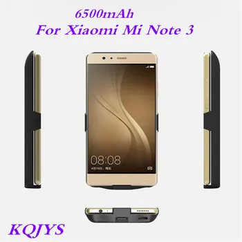 

KQJYS 6500mAh Portable Smart Phone Power Charging Cover For Xiaomi Mi Note 3 Spare Battery Charger Cases For Xiaomi Mi Note 3