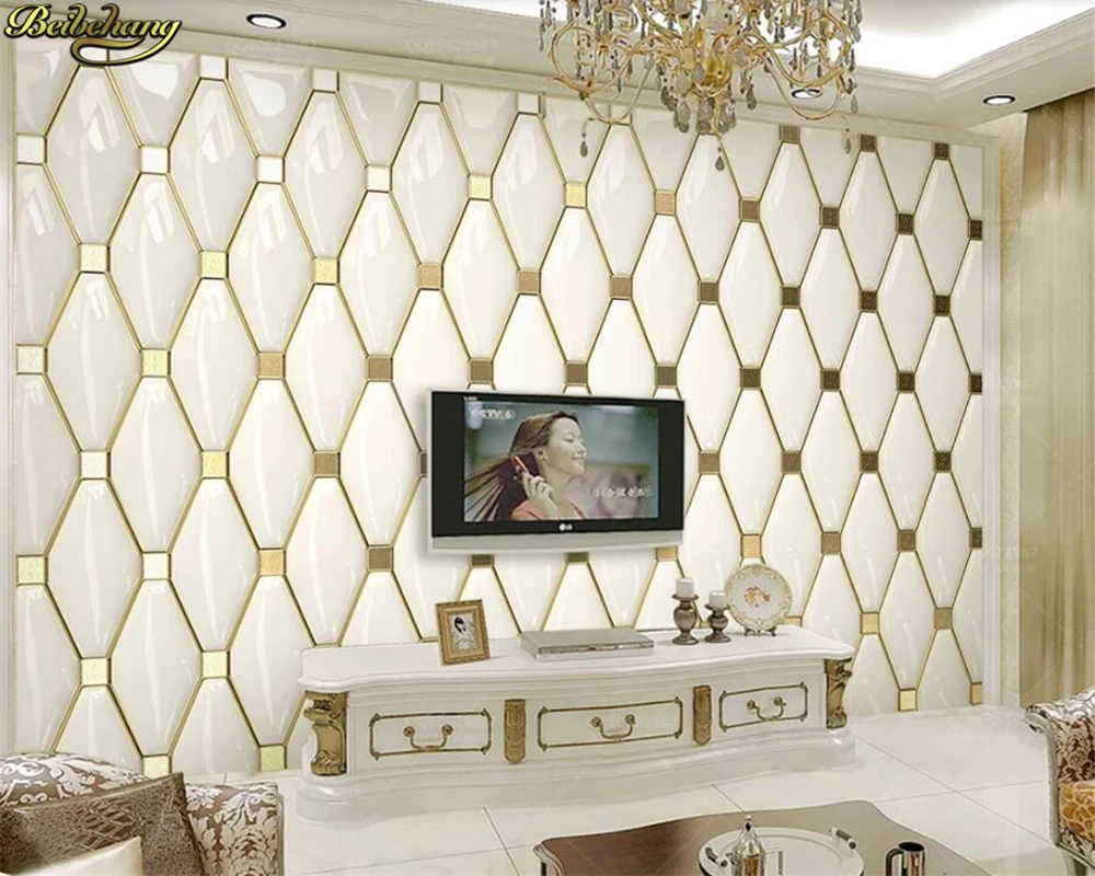 Beibehang пользовательские Настенные обои 3d трехмерные роскошный простой