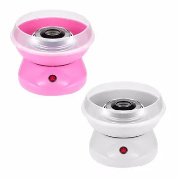 

DIY Sugar Machine Children Birthday Gifts EU Plug Pink White Color Children's Household Mini Electric Cotton Candy Maker Machine
