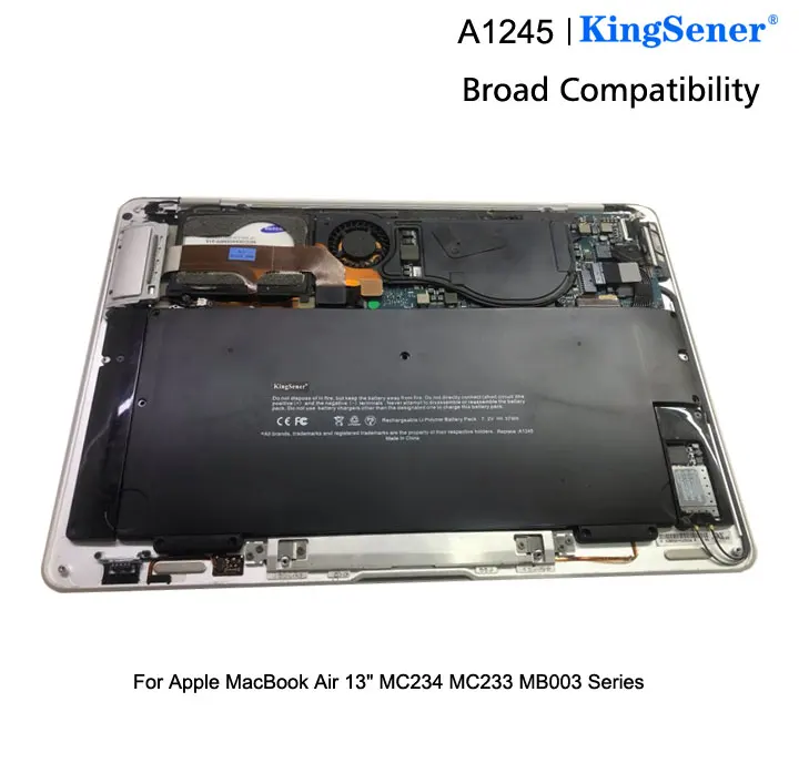 KingSener Замена A1245 Аккумулятор для ноутбука Apple MacBook Air 13 &quotA1237 A1304 MB003 MC233LL/A MC234CH/A MC504J/A