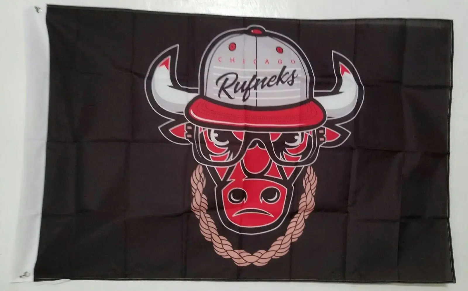3ft x 5ft3 x5ft флаг Chicago Bulls печати баннер, флаг из полиэстера Размеры 150*90 см