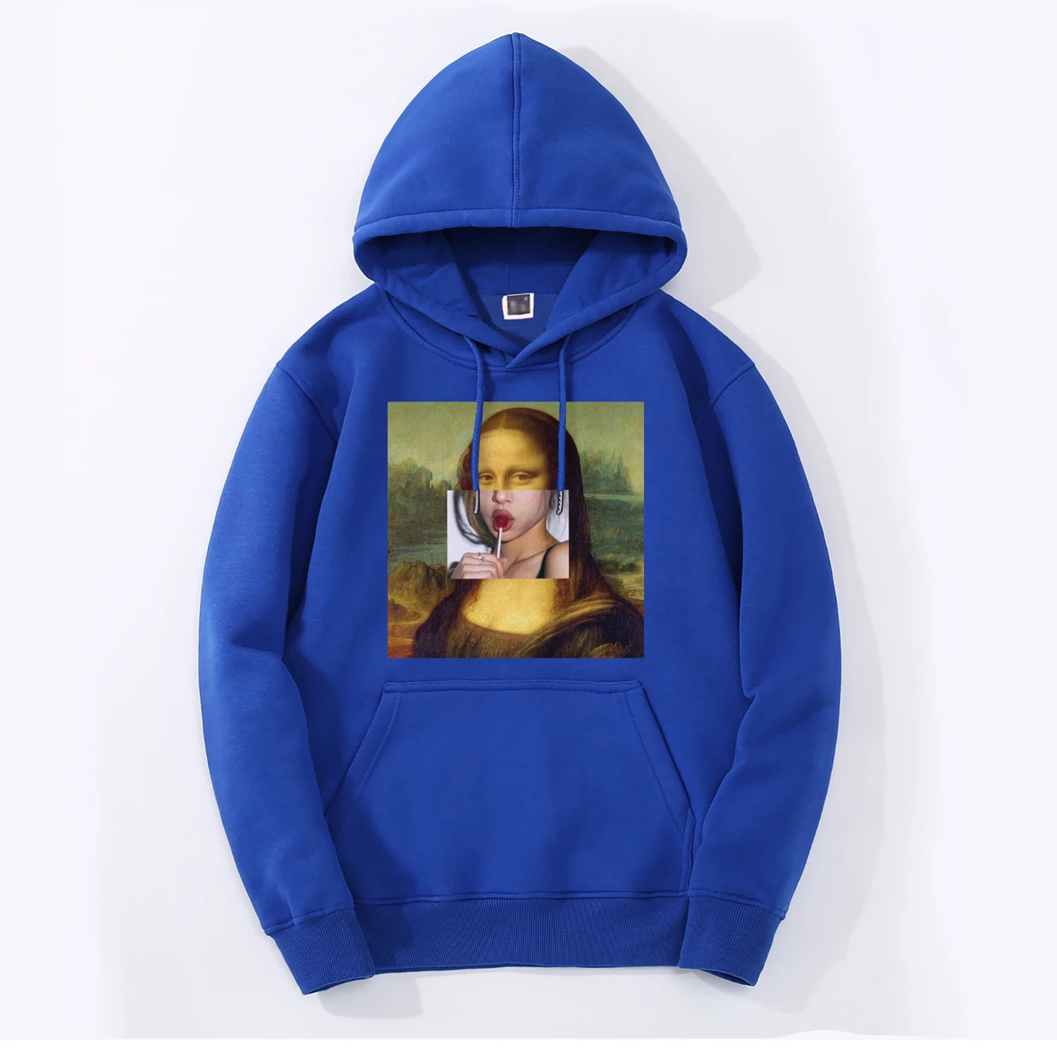 Mona Lisa толстовка мужская Billie Eilish осень зима мужская толстовка флисовая спортивная одежда свободный крой хип хоп толстовки