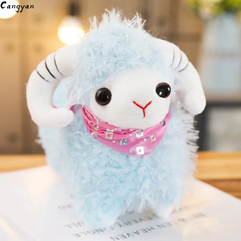 Маленькие игрушки милая шаль игрушечная овечка маленькая шерсть бархатная