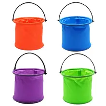 Новая мода, водонепроницаемое многофункциональное портативное складное ведро для мытья, пластиковое художественное рисование, инструмент для путешествий, кемпинга, ручная стирка, сумки