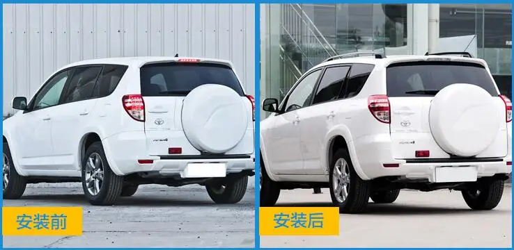 Для Toyota RAV4 2006-2012 багажник на крышу, рейлинги, барные стойки для багажа, верхние стойки, рельсовые коробки, алюминиевый сплав