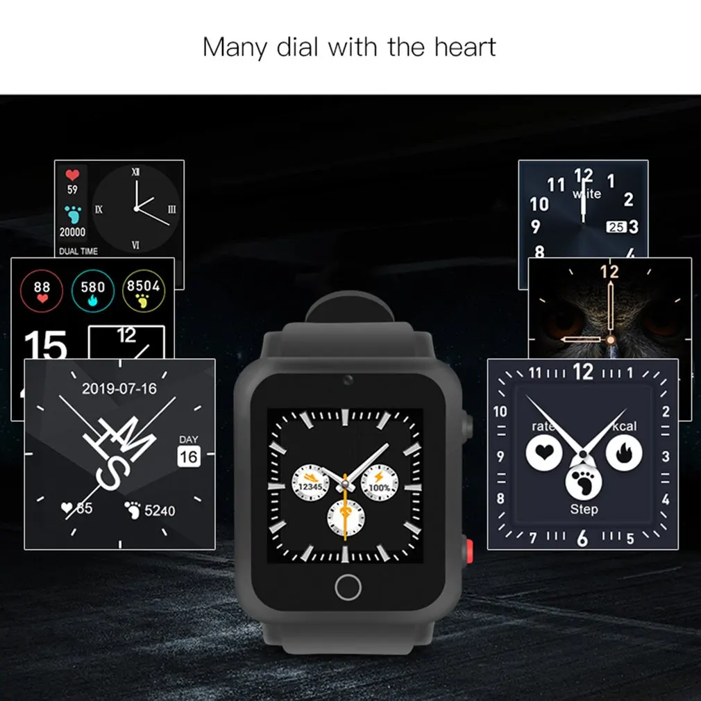 Android смарт-часы с камерой gps положение навигации Wi-Fi беспроводной Smartwatch для мужчин SIM карты часы телефон