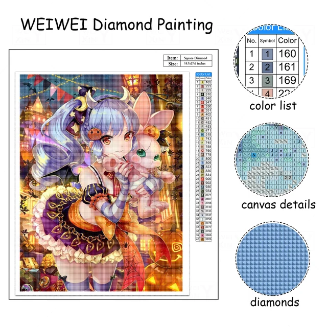 5D Diy Diamond Painting Halloween Anime 4