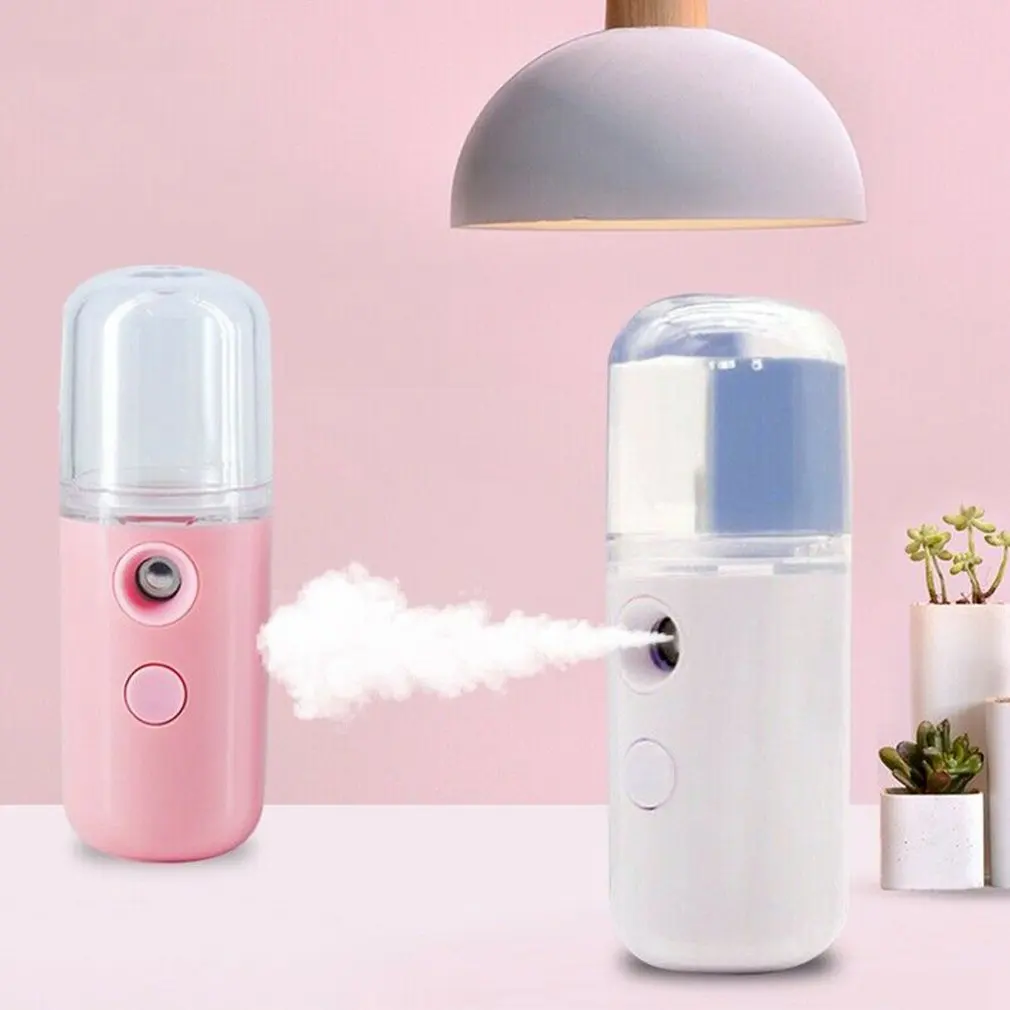 

Hot Sale 30ML Nano Water Replenishment Machine Cylinder Girls Women Makeup Water Mist Creat For Summer Cool Watering Facial