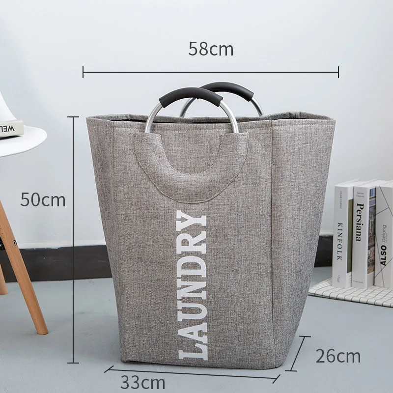 Saco para roupa suja Cesto de roupa dobravel Grande Cesto de roupa suja dobravel Organizador Saco de roupa suja cesta de armazen - Цвет: 1