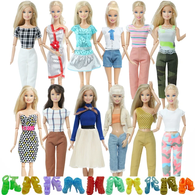 5 jogos/lote senhora do escritório artesanal boneca roupas conjunto para  barbie boneca camisa calças calças roupas para barbie 1/6 bonecas  acessórios - AliExpress