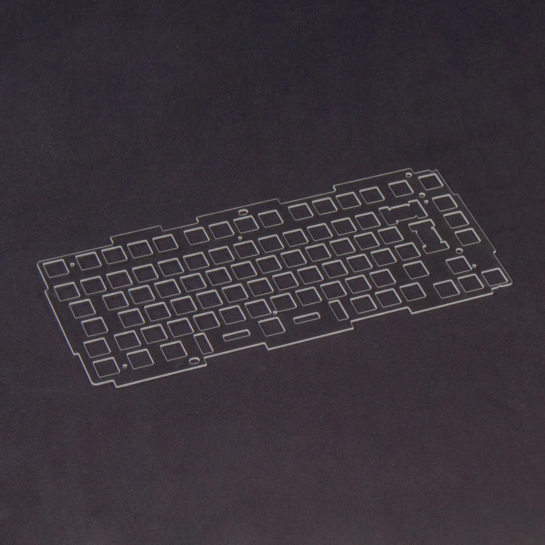 Keychron-iso Brass Plate q1 Teclado pc Fr4 Placa - Imagem 3
