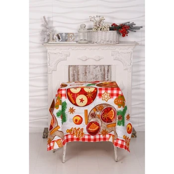 

Matting tablecloth DomoVita Gingerbread House 150x150 cm, 100% cotton, 170 g / m2 4429830