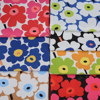 

ZENGIA 91x145cm Waterproof cloth 210D Oxford Sunflower PVC Fabric For bag Handmaking/Tea table mat oil proof clean table cloth