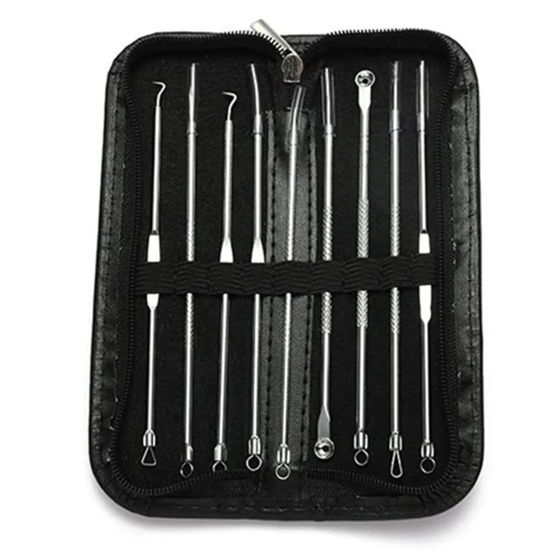 Acne Blackhead Remover Needle Tools Set Blackhead Tweezer Pimple Extractor Stainless Steel Blackspot Removal Skin Care Tool 30#