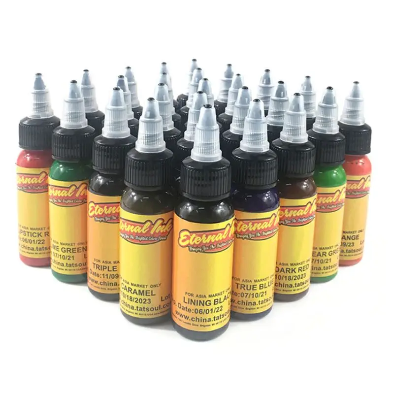 

Tattoo Inks 7 Colors 30ml/bottle Tatto Pigment Inks Set For Body Tattoo Art Kit
